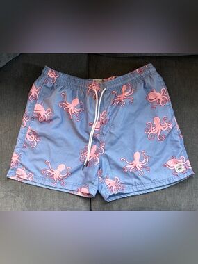 Spicy Tuna Octopus Men's Swim Trunks